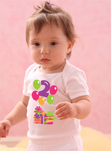 second birthday balloons t-shirt