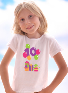 10th birthday shirts with balloons
