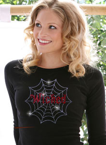 wicked web halloween t-shirt