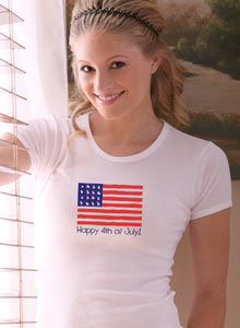 patriotic american flag t-shirt