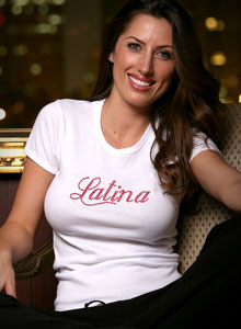 rhinestone latina t-shirt