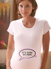 it's dark in here maternity t-shirt