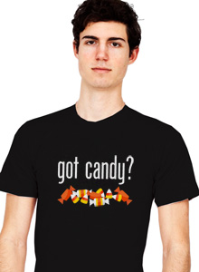 got candy halloween t-shirt