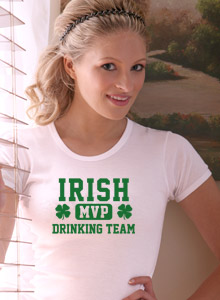 irish drinking team t-shirt