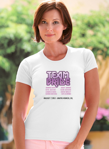 team bride concert t-shirt