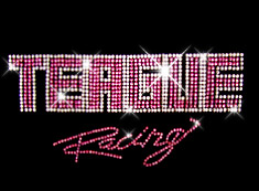 teague custom rhinestone logo