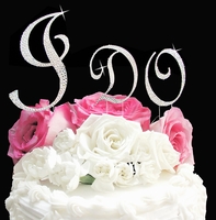 monogram cake topper