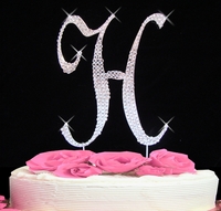 rhinestone cake topper